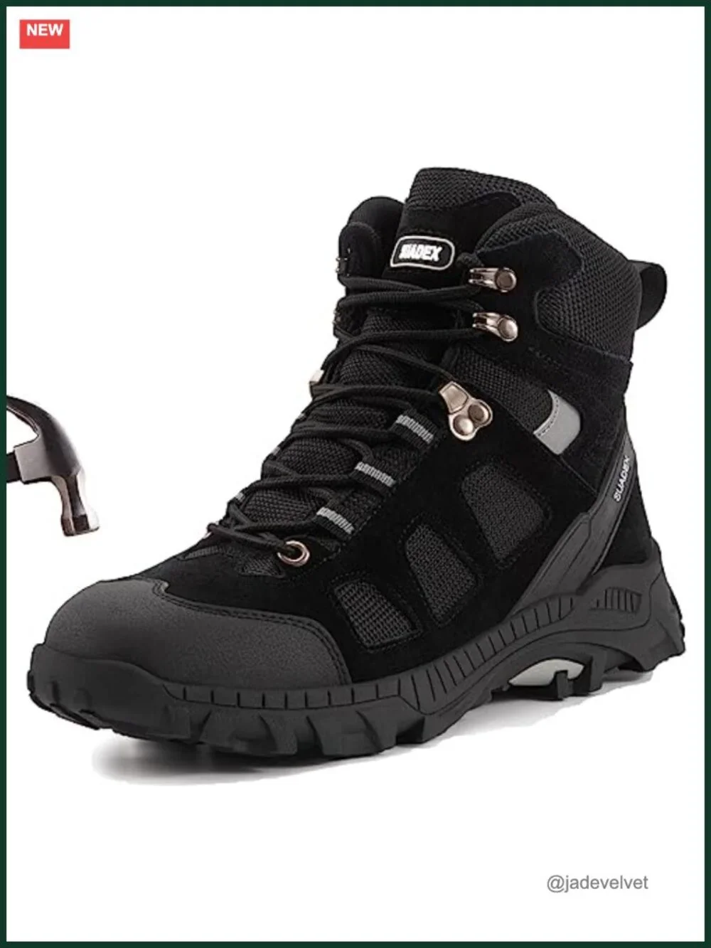 Steel Toe Work Boots Non Slip Safety Construction Indestructible Puncture Proof
